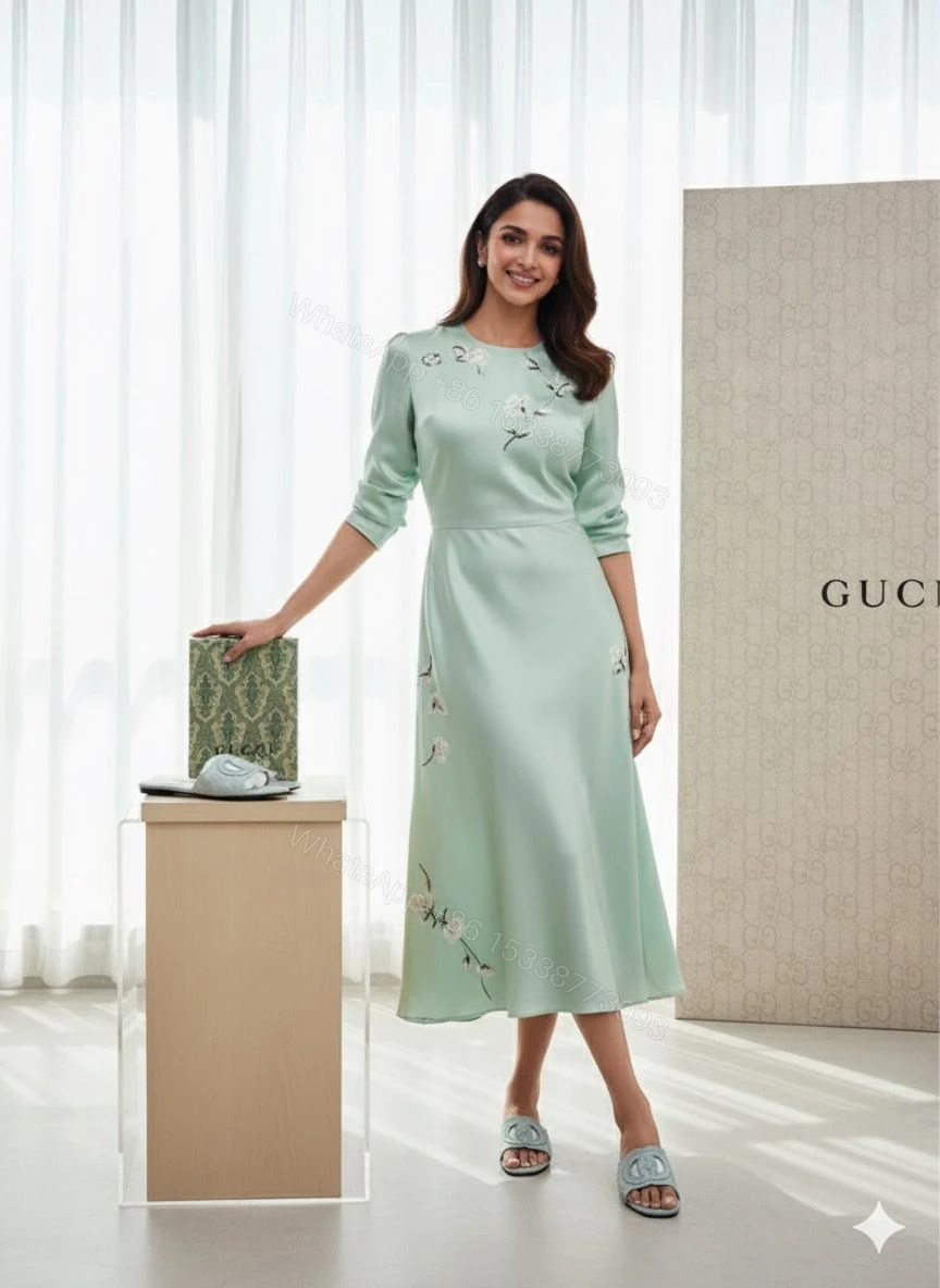 View 6 of First Copy Gucci Flats with Original Box & Handbag
