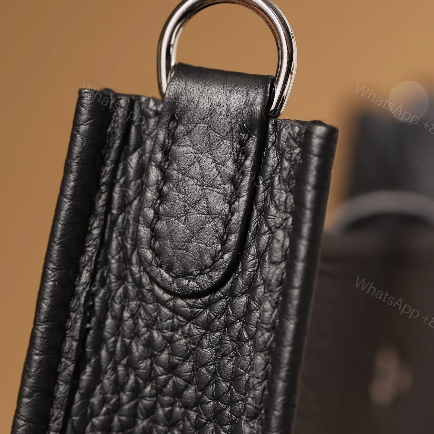 View 13 of 高仿Hermes*Evelyne16黑色銀扣免檢版