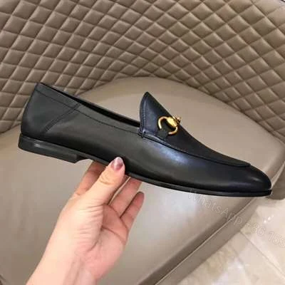 View 2 of GUCCI BRIXTON HORSEBIT-DETAILED LEATHER COLLAPSIBLE-HEEL LOAFERS – LDG013