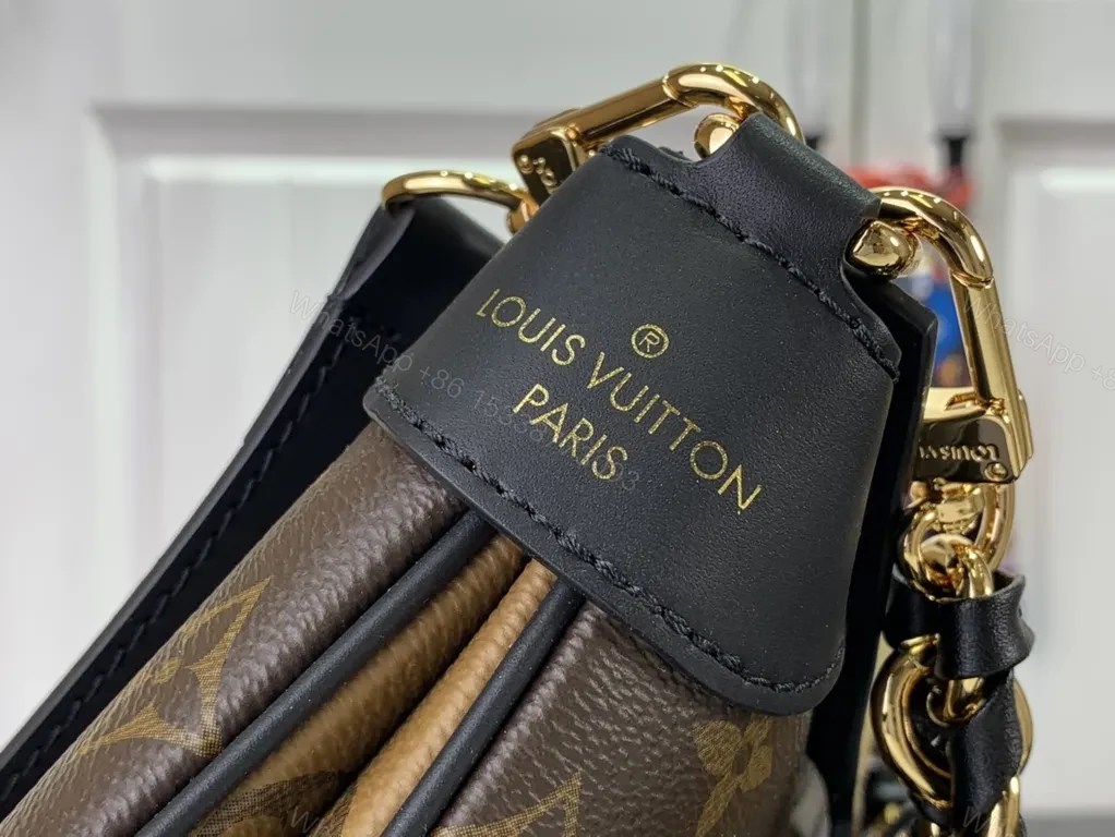 View 9 of Iconic Monogram Canvas Bag: Modern Shine, Gold Hardware, Everyday Luxury