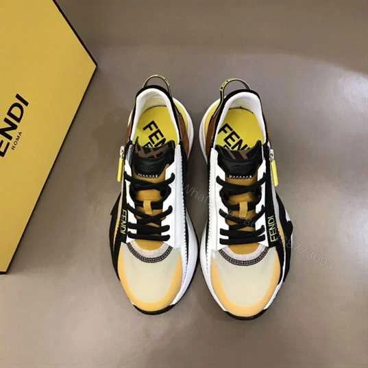 View 4 of FENDI CHUNKY LACE-UP TRAINERS – FD22