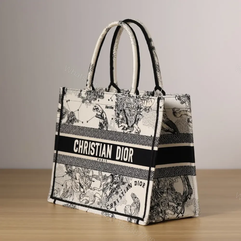View 3 of 高仿Dior*BookTote系列Zodiac茹伊刺繡手袋M免檢版