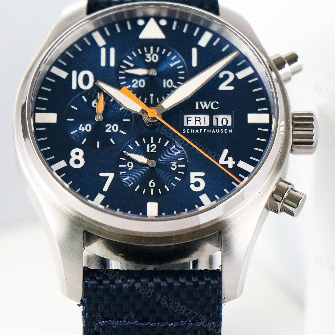 View 5 of IWC Pilot’s Watch Chronograph Captain Blue / Tmall IW3777-29