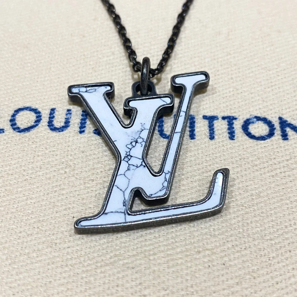 View 4 of LV Initiales Pendant Necklace