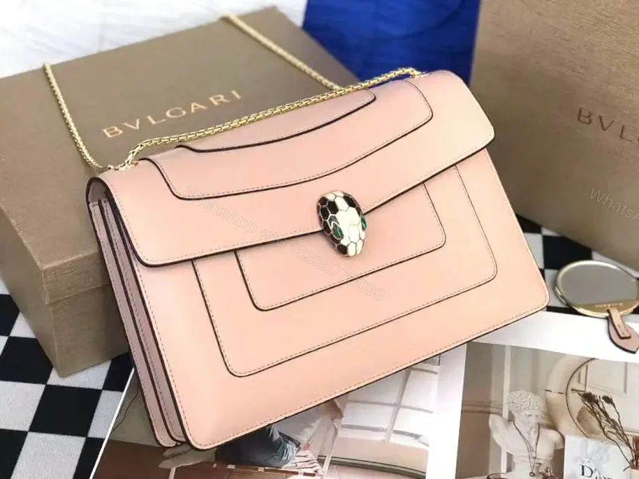Design Leather Medium Serpenti Forever Shoulder Bag – Dubai Fashion LUX — view 1