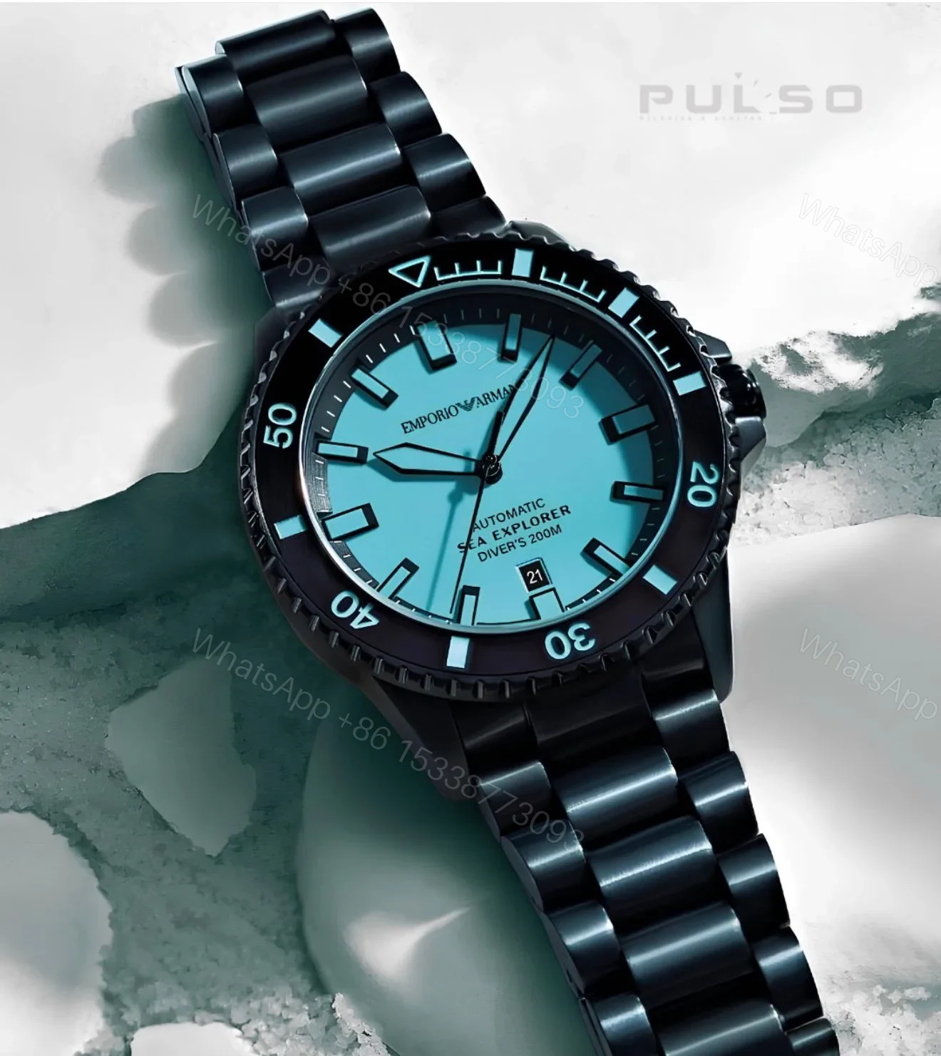 View 3 of Emporio Armani Sea Explorer Automatic