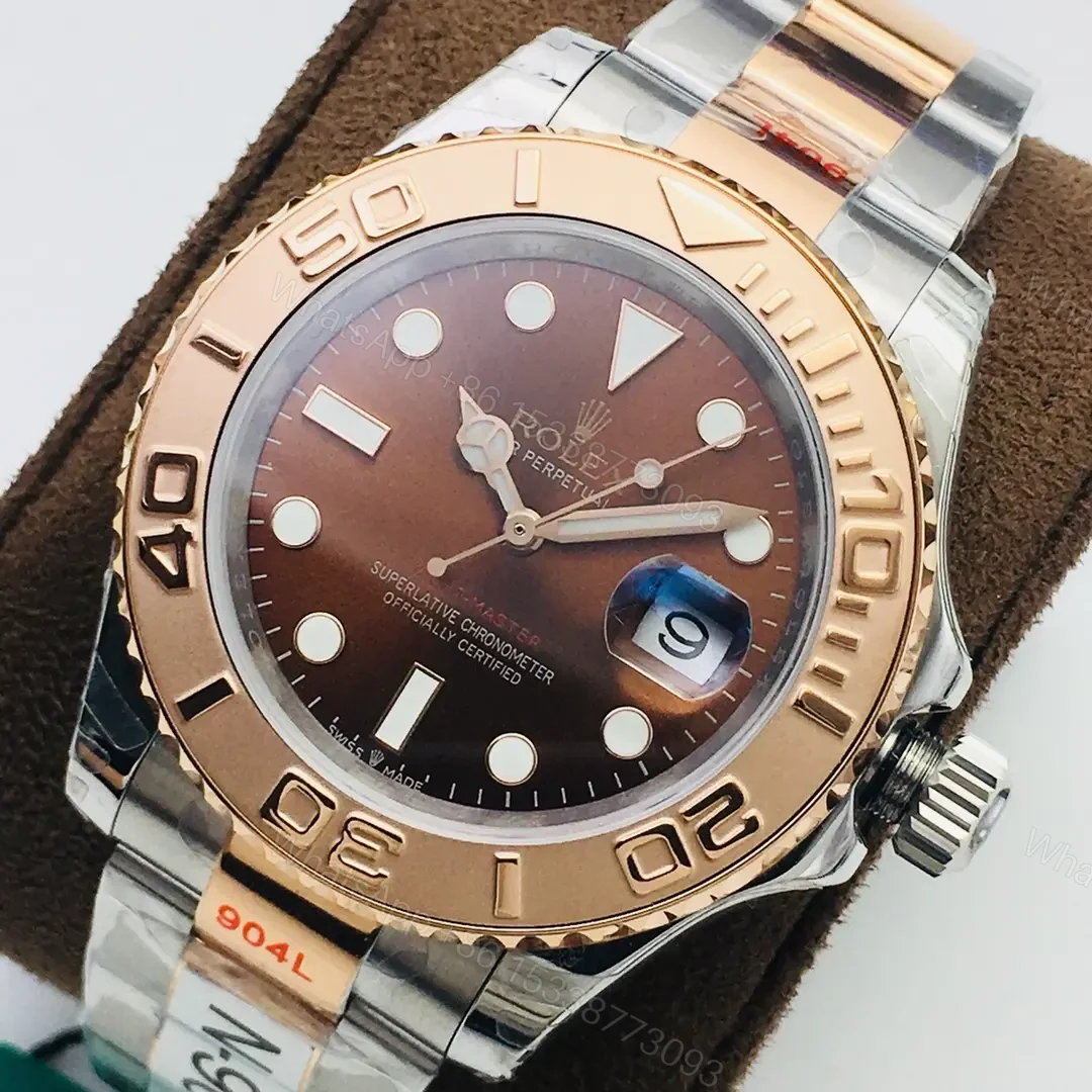 View 3 of Rolex Yacht-Master 40 Rolesor Everose Chocolate Dial 116621-0001