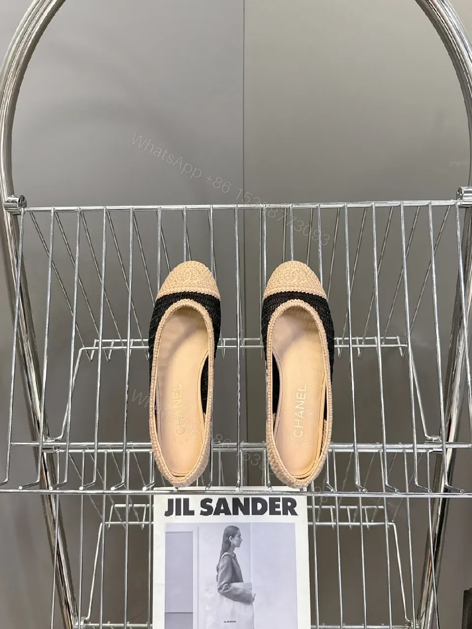 View 3 of Textured Knit Espadrille Flats - Luxe Everyday Comfort