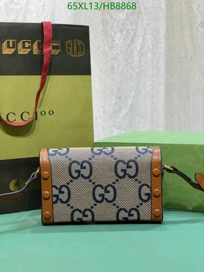 View 2 of Elegant Gucci Knockoff Horsebit 1955 Crossbody Bag HB8868