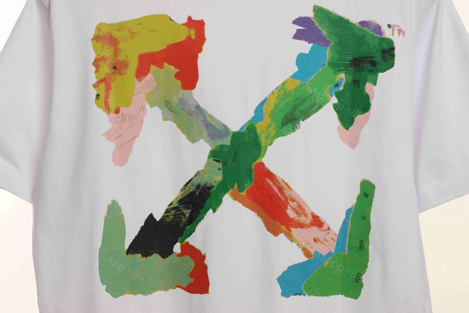 View 7 of Off White Environmental Protection Graffiti T-Shirt
