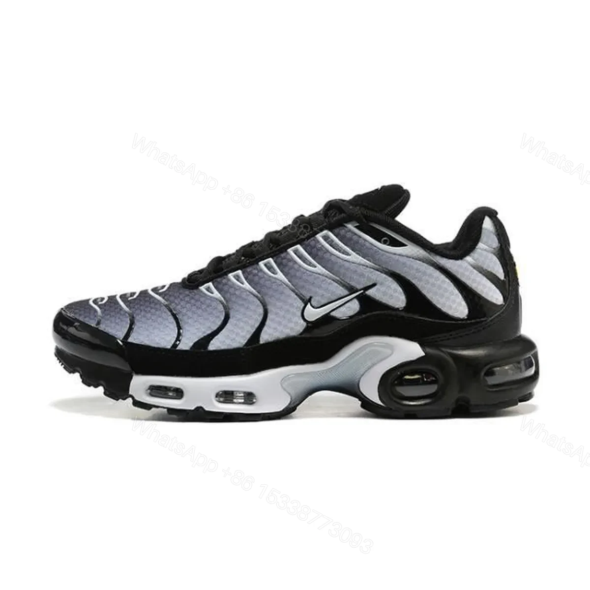 View 5 of Nike Air Max Plus Black Metallic Silver