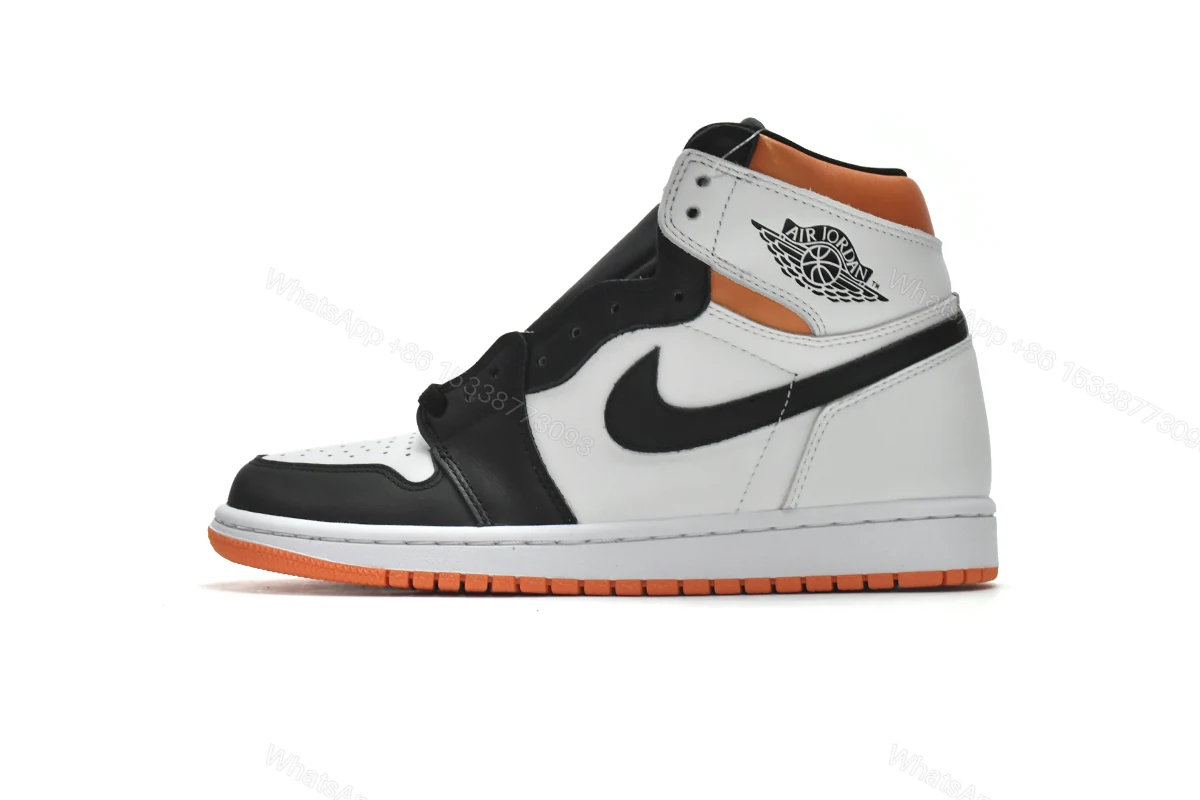 View 9 of Air Jordan 1 High OG Electro Orange 555088-180