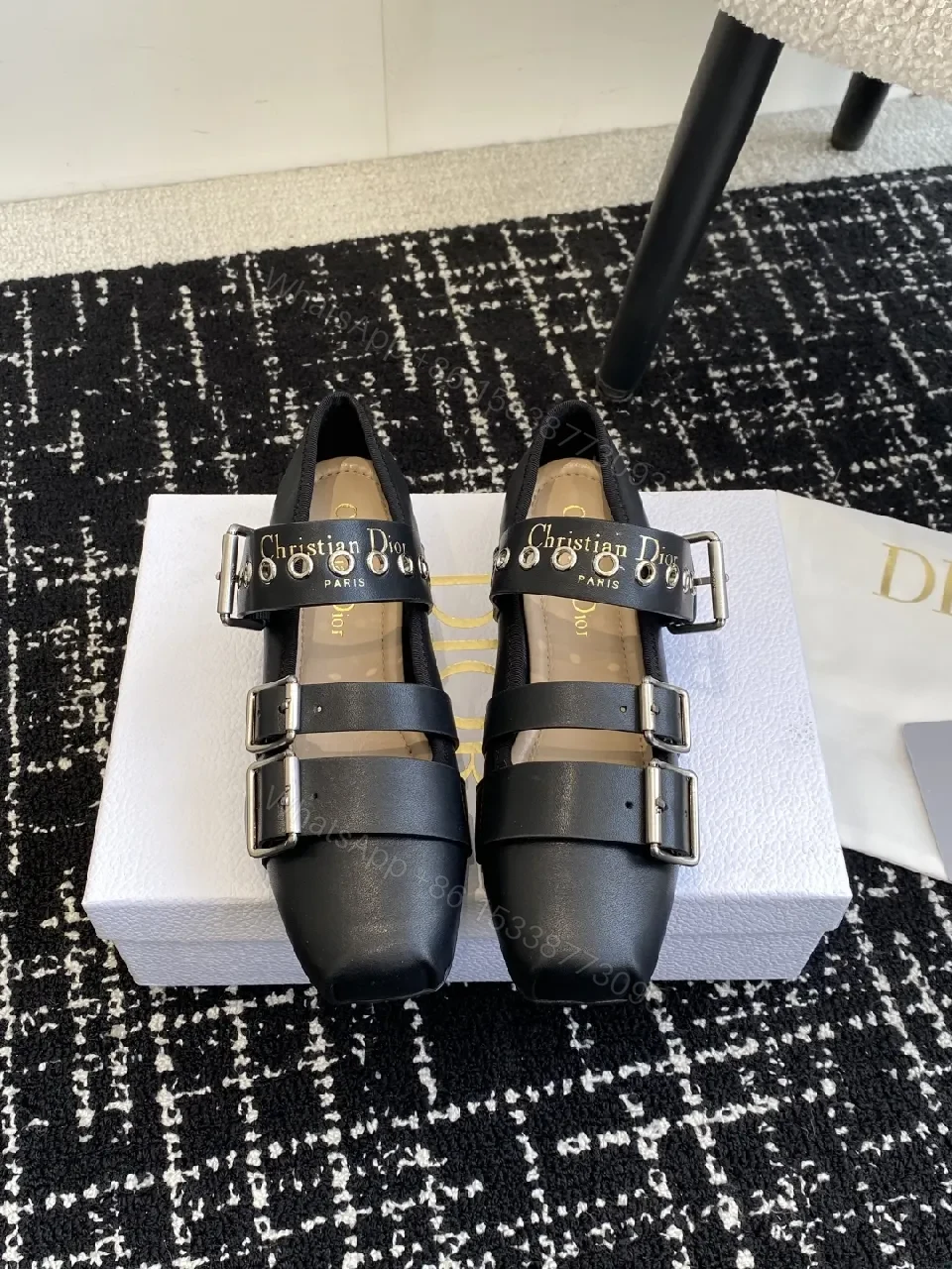 Bold Straps Leather Mules: High-Impact, Dior-Inspired Luxury — view 1