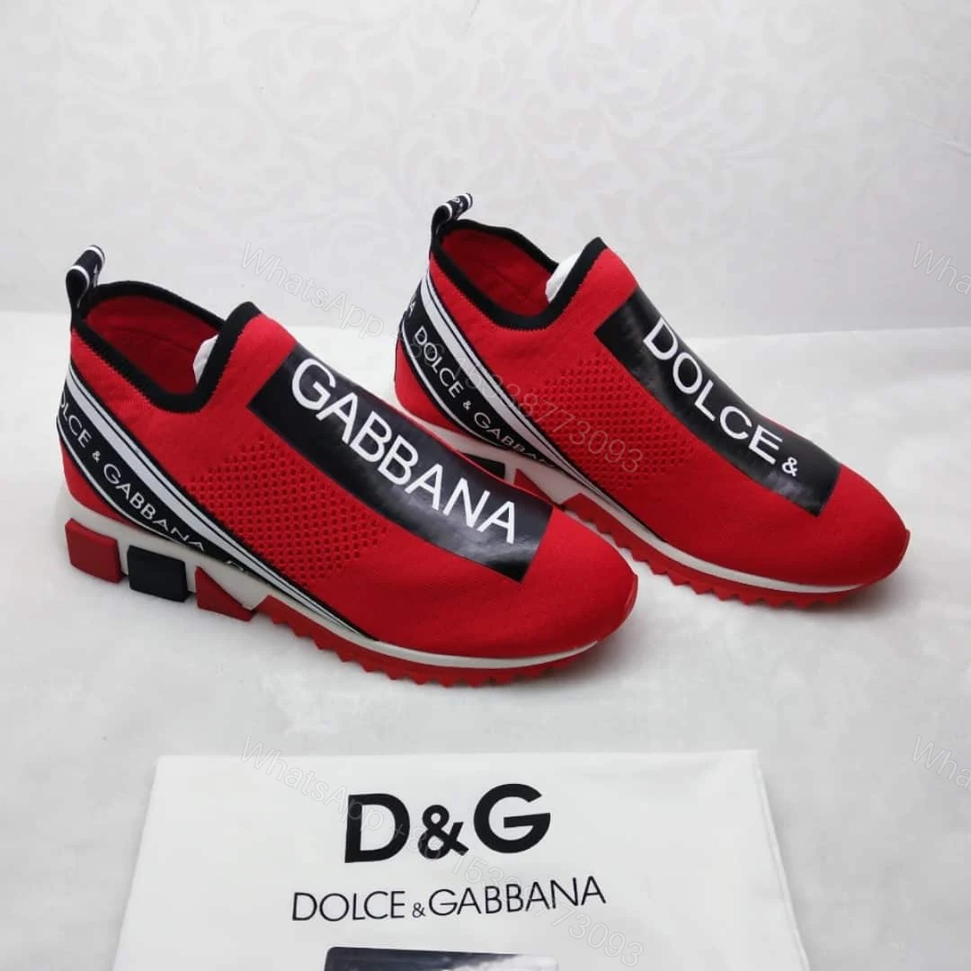 View 8 of DOLCE & GABBANA STRETCH MESH SORRENTO SNEAKERS WITH LOGO – DG049
