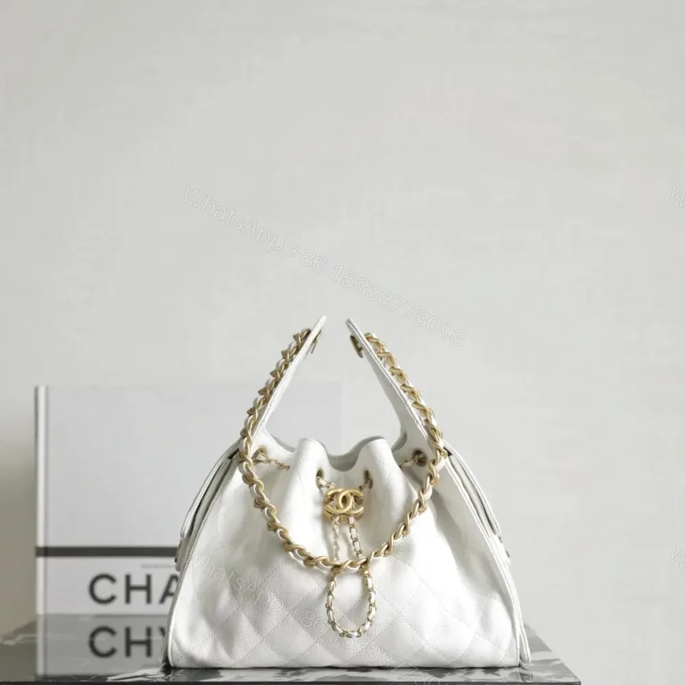 高仿Chanel*25S系列AS5293小牛皮腋下單肩包小號白色免檢版 — view 1