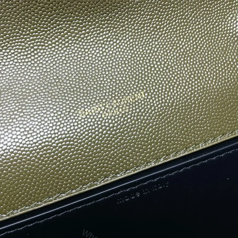 View 5 of Compact Luxe Shoulder Bag with Gold-YSL Chain