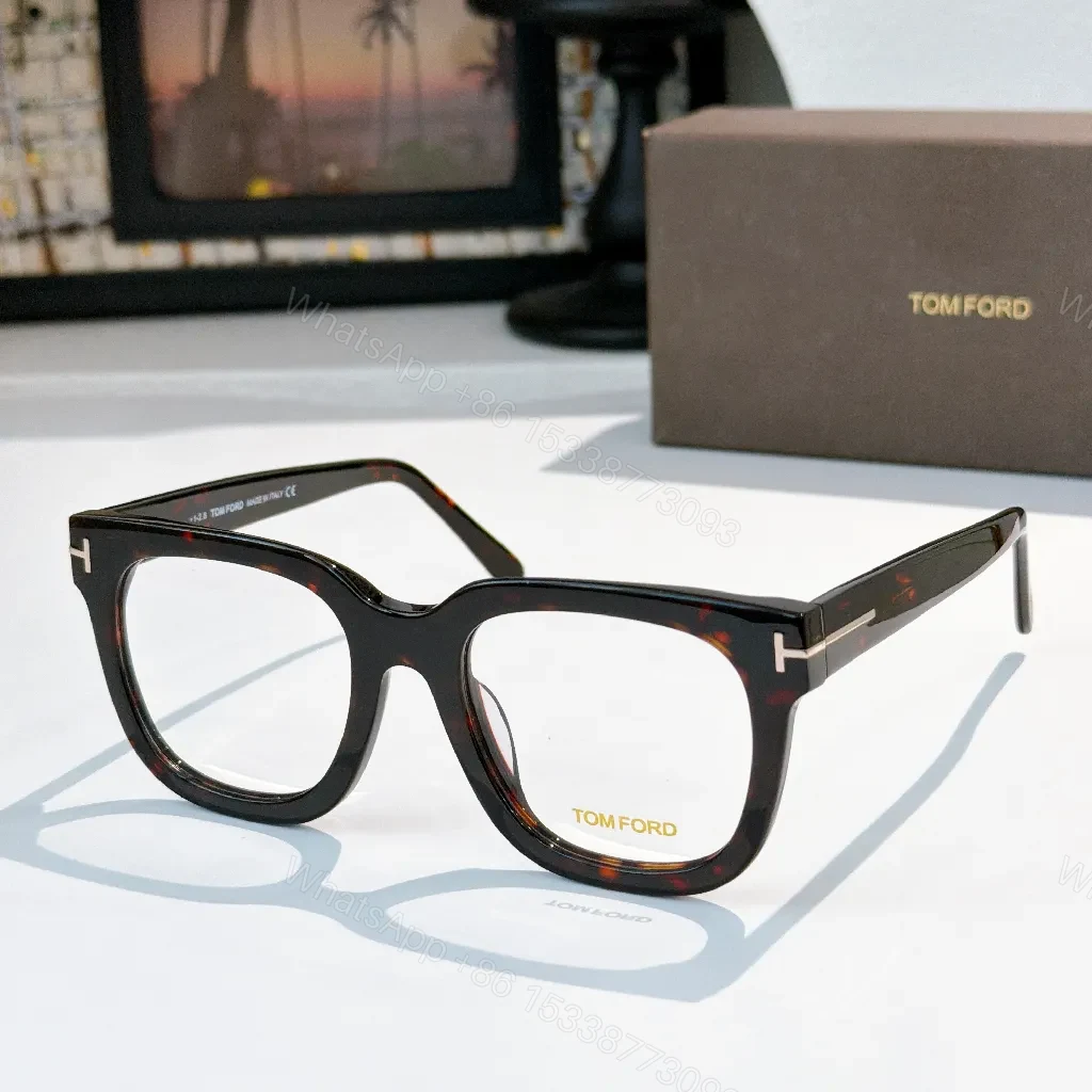 View 3 of Translucent Gray Acetate Rim Glasses with Gold Accents