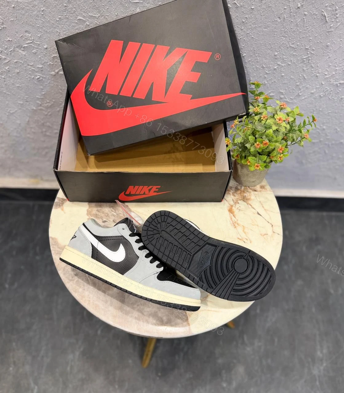 View 2 of Air Jordan 1 Retro Low Reverse Shadow First Copy Shoes | COD India