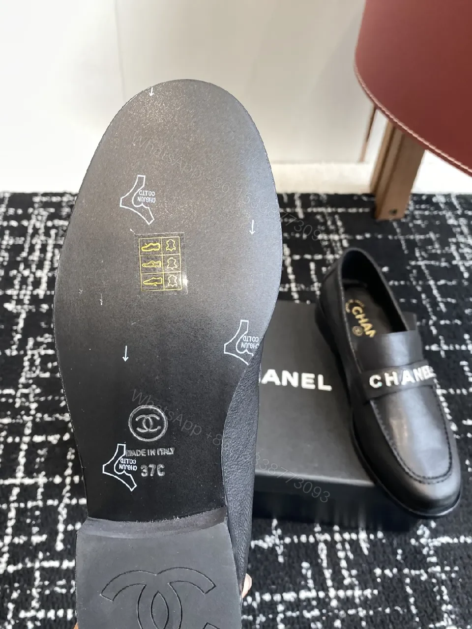 View 8 of Chic Slip-On Loafers: Luxury Leather, Signature Branding