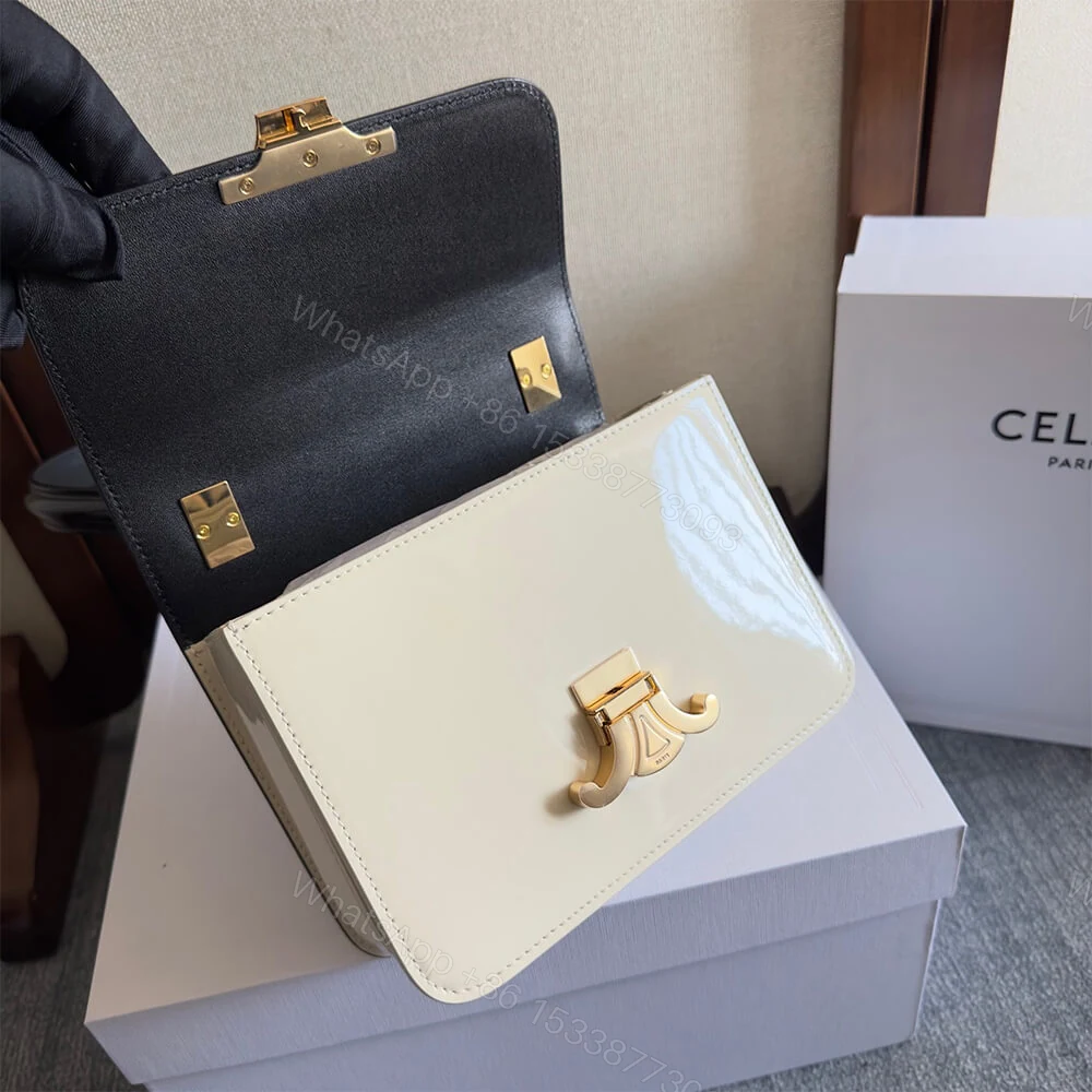 View 7 of CELINE TEEN GARANCE bag in BICOLOUR PATENT CALFSKIN(HIGH-END GRADE)