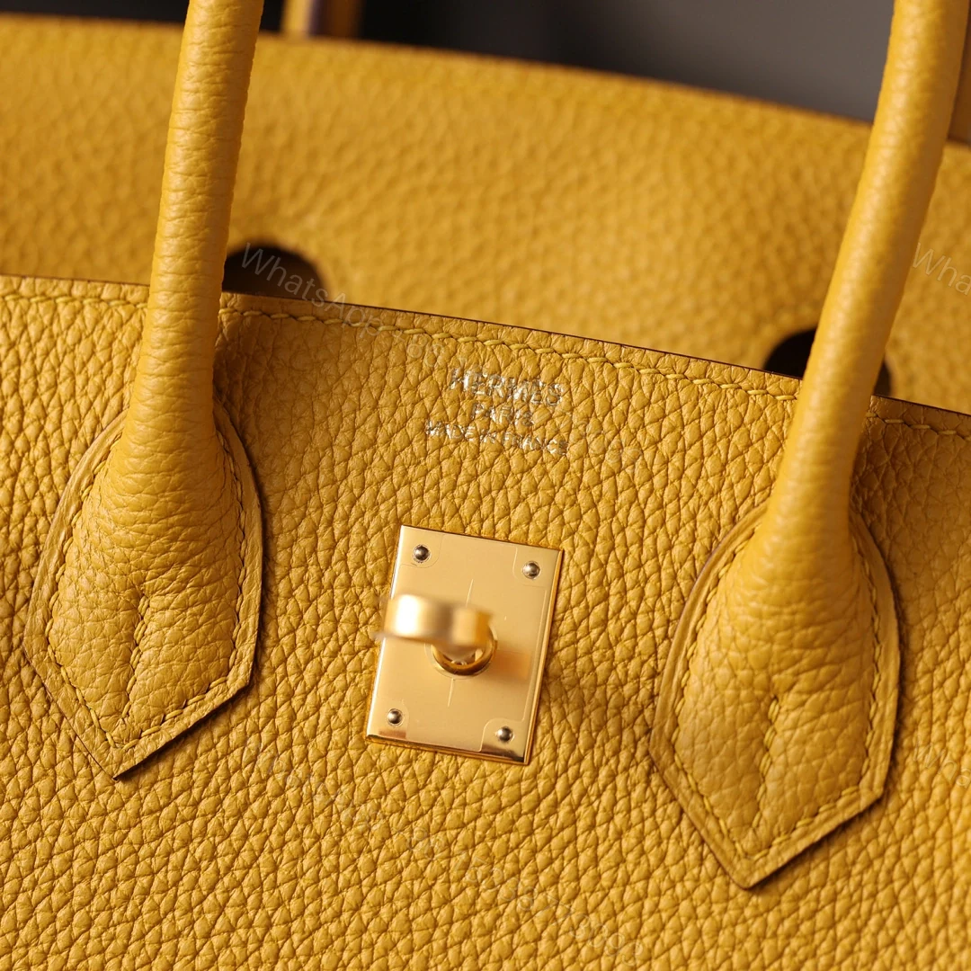 View 31 of 高仿Hermes*Birkin25Togo牛皮琥珀黃金扣/純手工