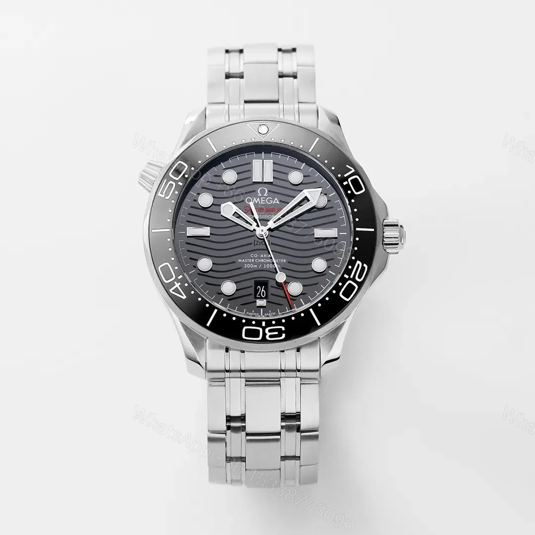 Omega Seamaster 300M Replica Watch Stainless Steel Black Dial 42MM Custom 8800 Movement — view 1