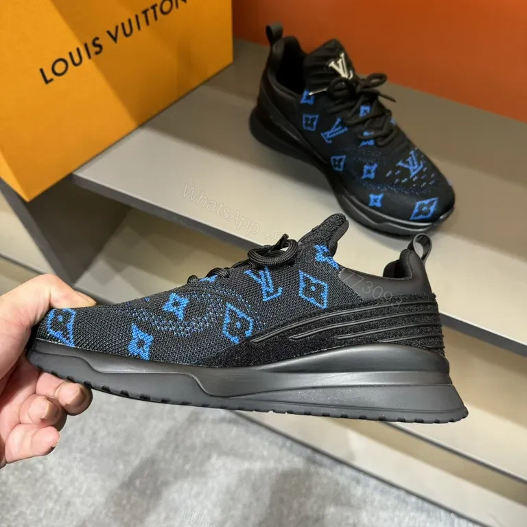 View 4 of Louis Vuitton Knit Runner: Blue Monogram, All-Day Comfort