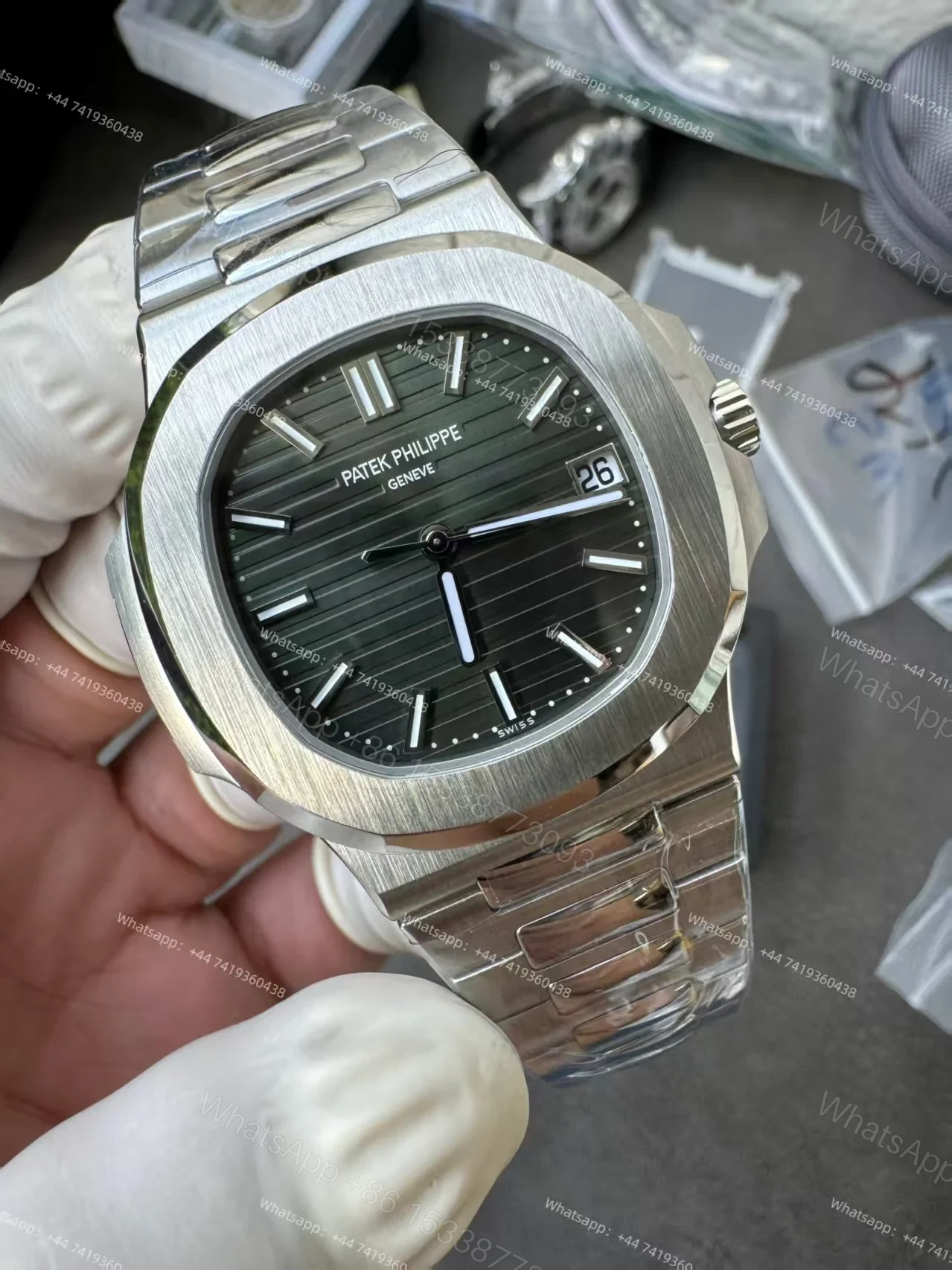View 6 of Patek Philippe Super Clone Nautilus 5711 Green Dial 40MM