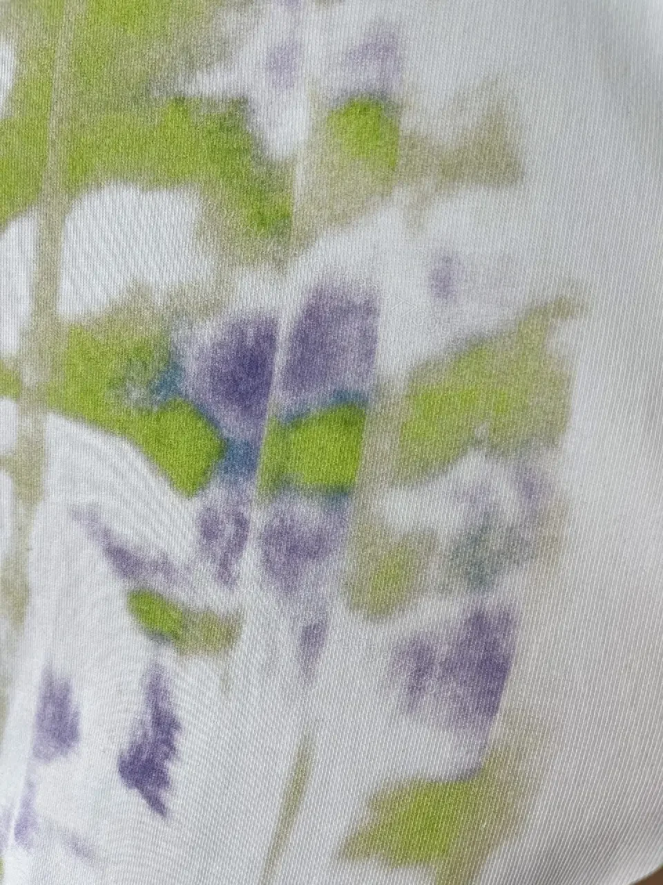 View 2 of White Oversize Tee Tie-Dye Graphic BALENCIAGA Tee