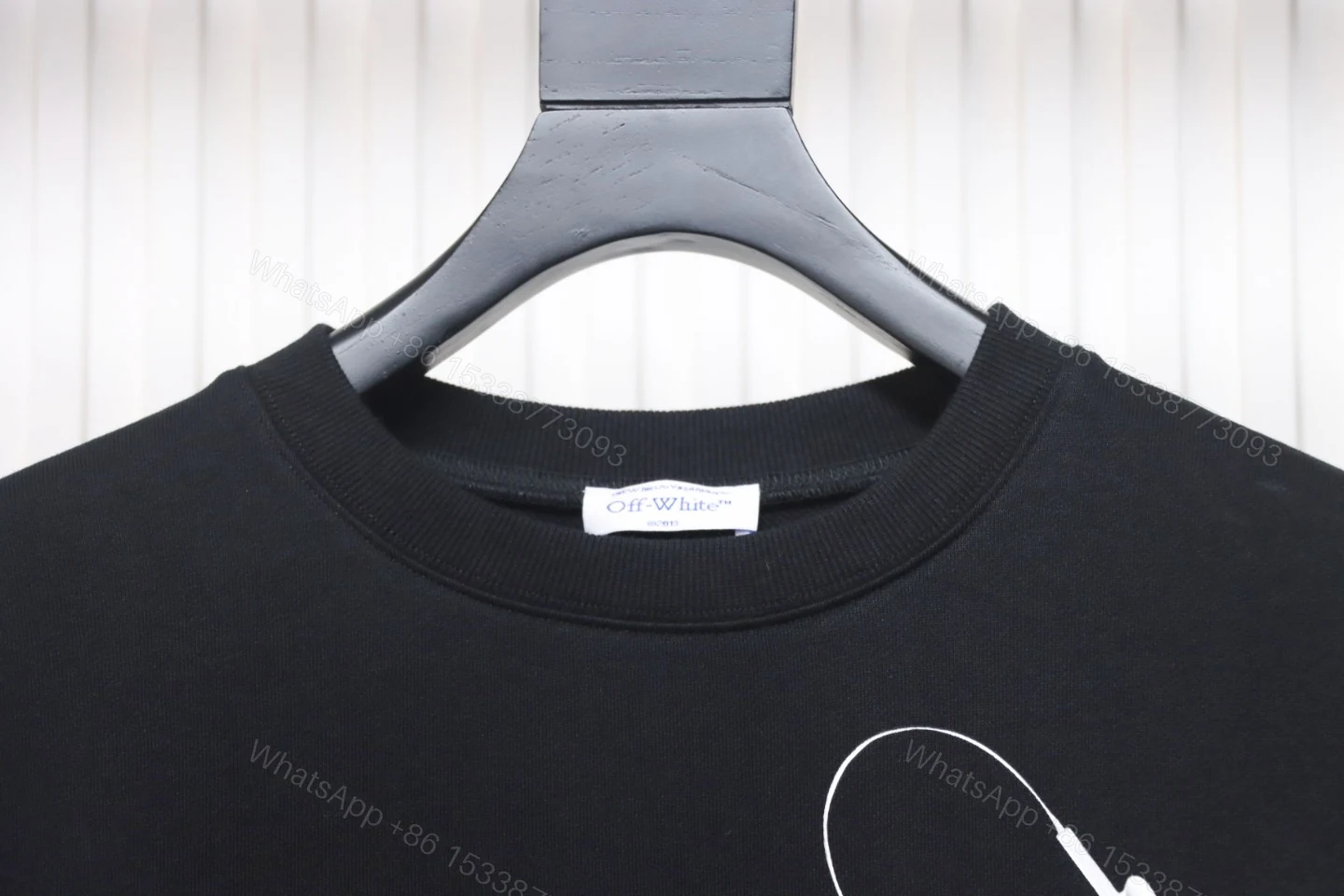 View 6 of Off-white Ink-splashed arrow twill oil painting graffiti sweatshirt