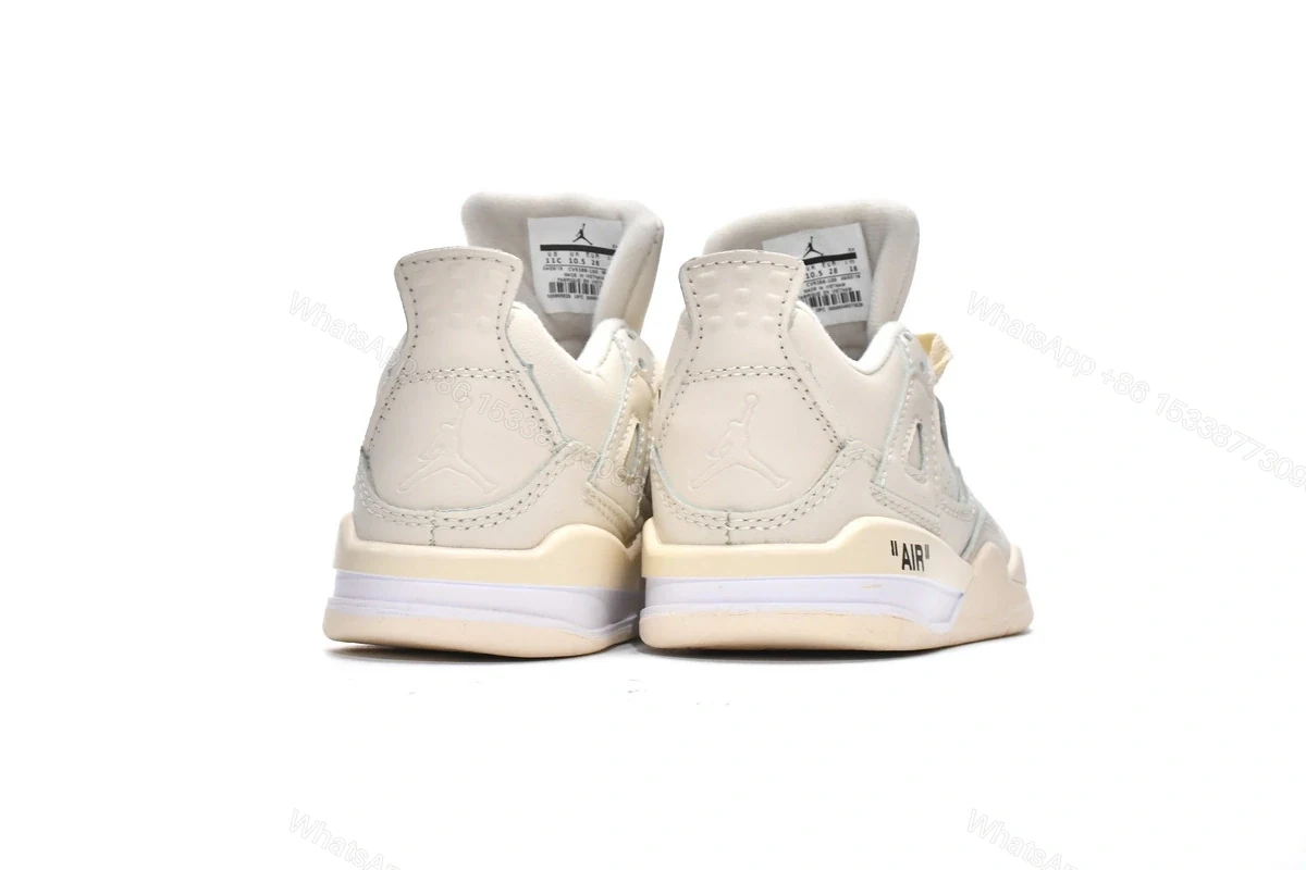 View 3 of Jordan 4 Kids Shoes Retro Sail CV9388-100