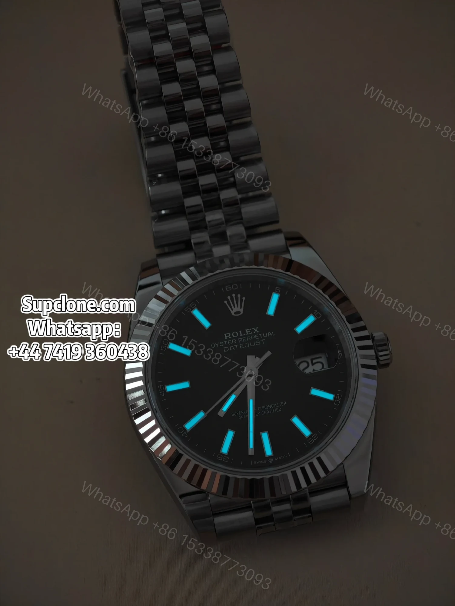 View 3 of Rolex Super Clone Watches 1:1 DateJust 41 m126334 Smoked Green