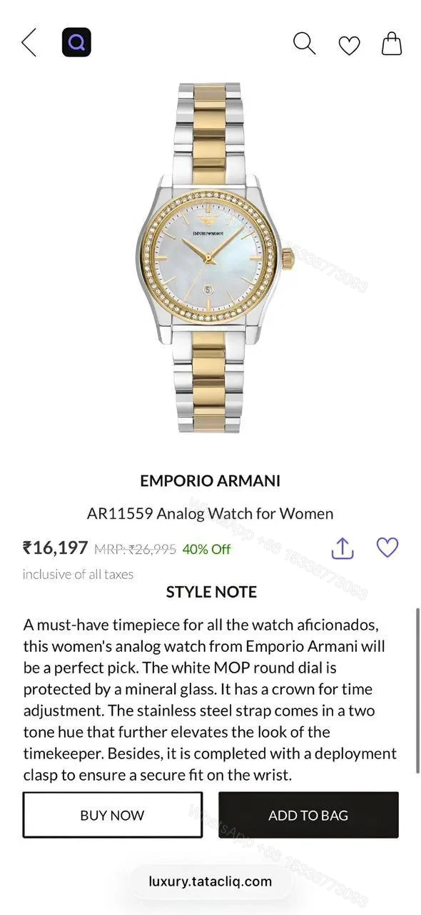 View 4 of Emporio Armani Federica AR11559