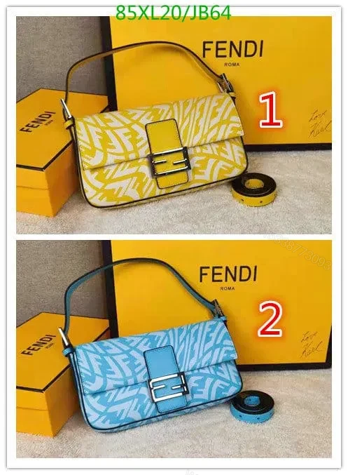 View 2 of Fendi AAAA Copy 1997 Baguette FF Vertigo Shoulder Bag JB699574