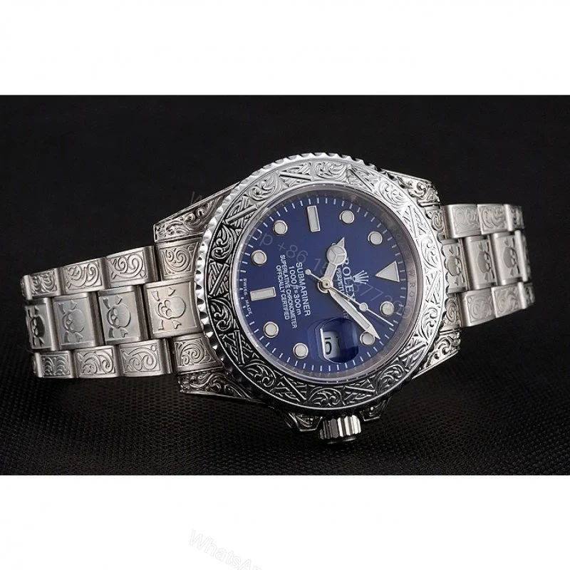 View 4 of Superclone Rolex Submariner Blue Dial 1454094