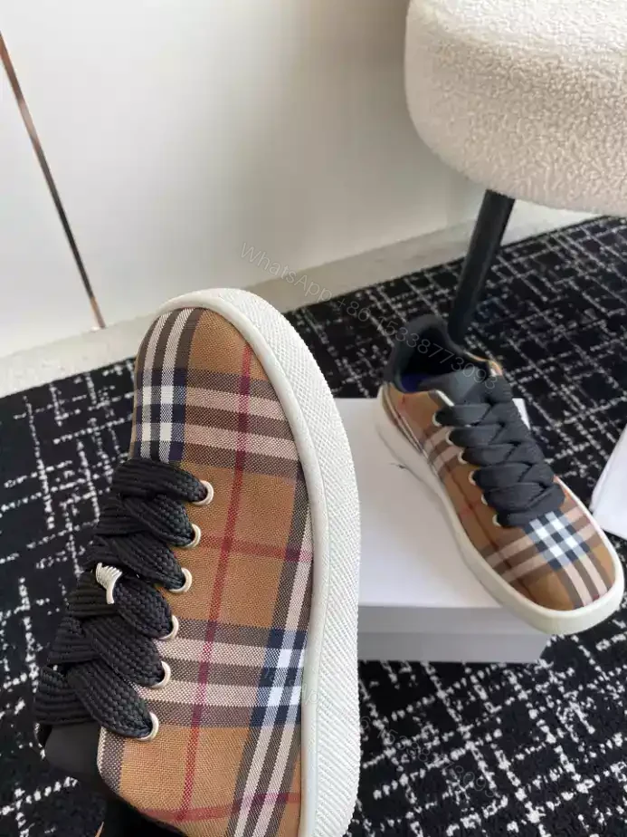 View 9 of BURBERRY RANGLETON CHECK SNEAKERS – BBR102