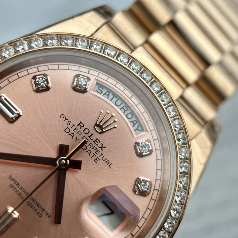 View 3 of Day-Date 31mm Super Clone Pink Dial President Bracelet