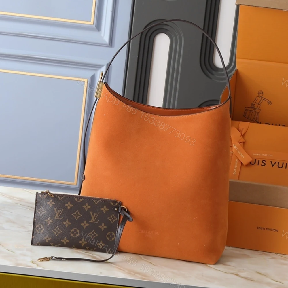 View 2 of Louis Vuitton Hobo MM Tan 35Cm M25516