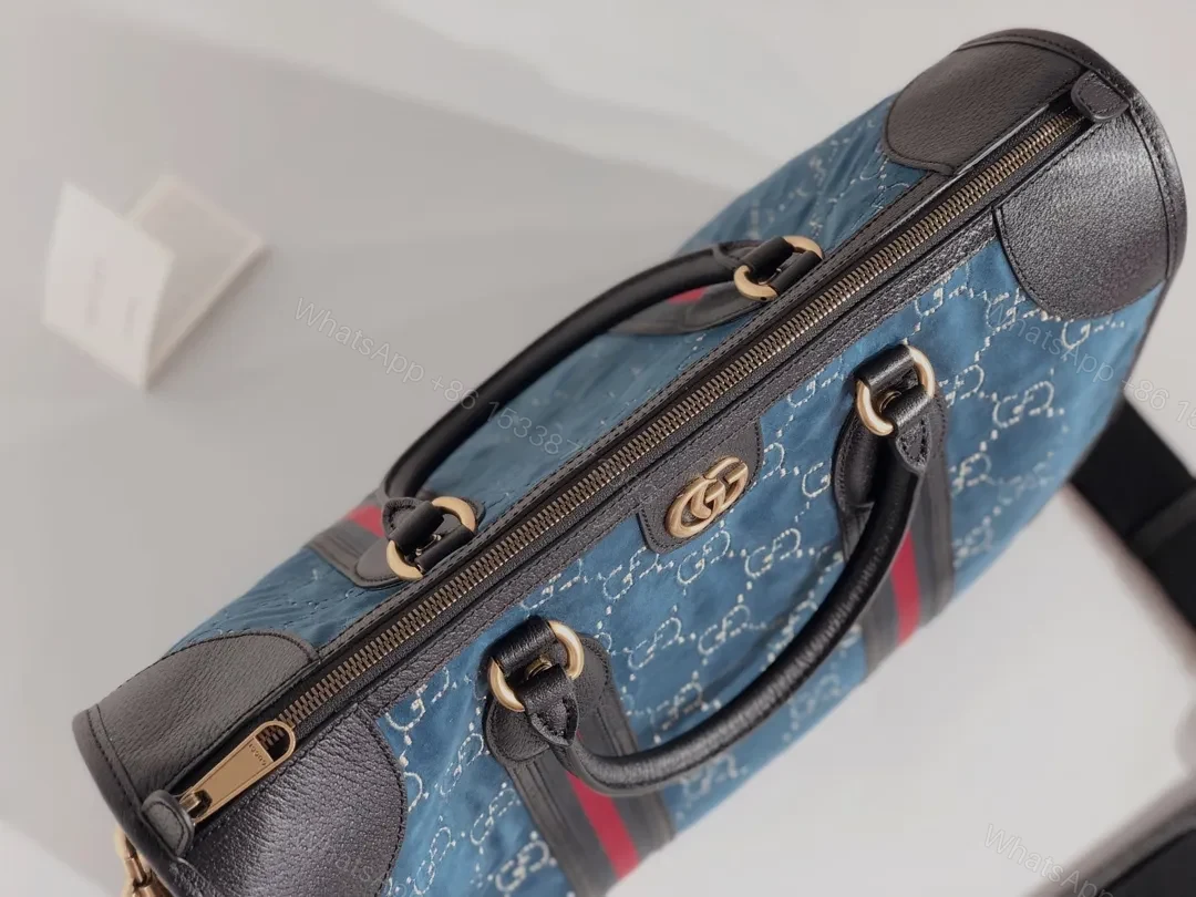 View 6 of GUCCI Velvet GG Monogram Textured Calfskin