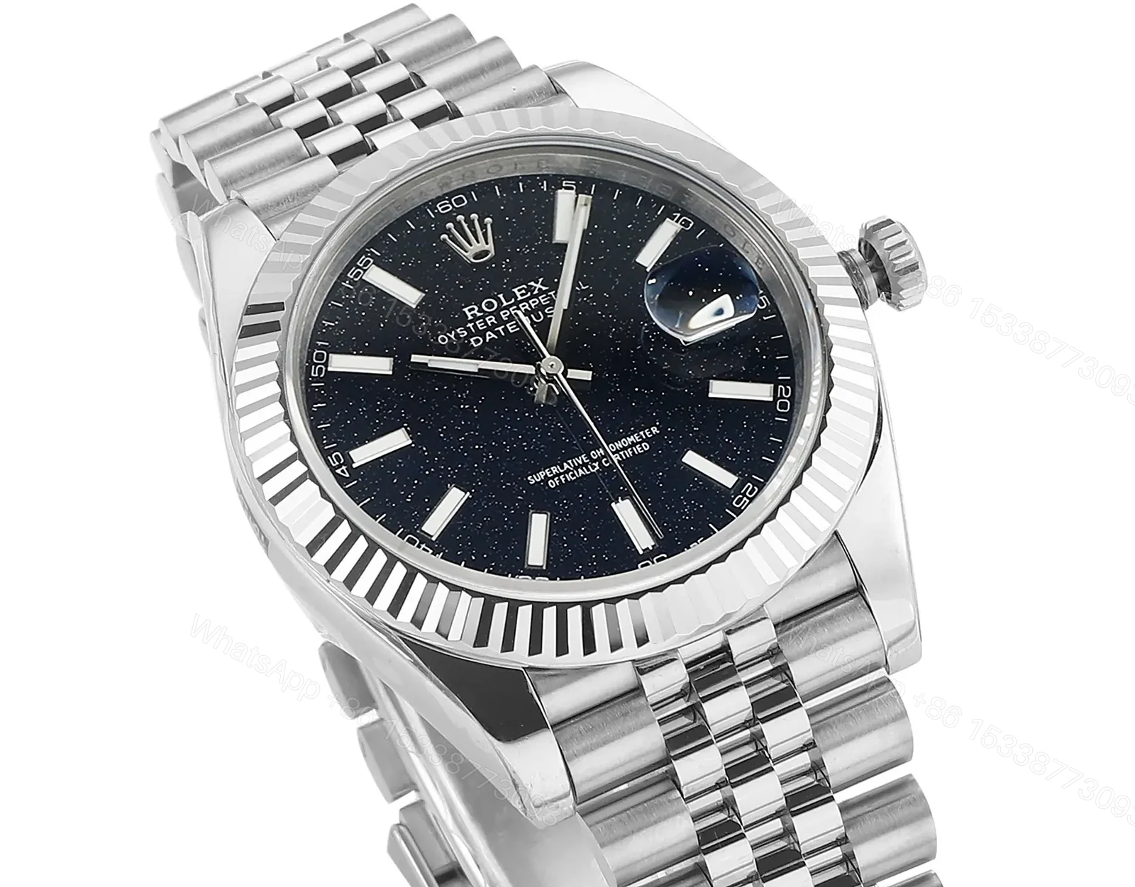 View 4 of GS Factory Clean Factory – Rolex 41 Datejust Meteorite Dial Watch – Rolex 41 Datejust Goldstone Dial Watch – Rolex 41 Datejust Tiger’s Eye Dial Watch – Rolex 41 Datejust Malachite Dial Watch