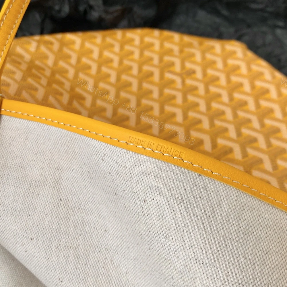 View 6 of 高仿Goyard*STLOUI2滿印Tote媽咪袋黃色大號免檢版