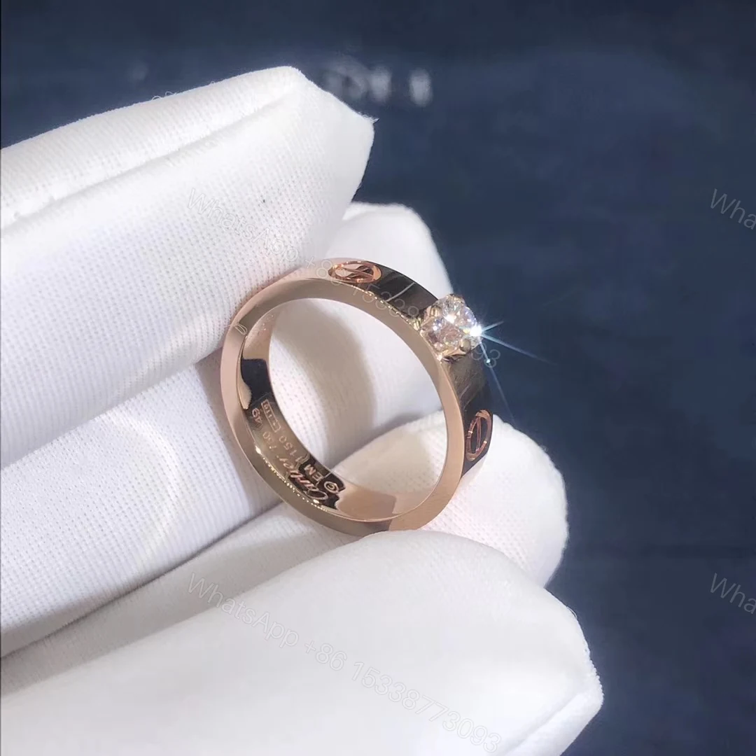 Cartier Love Solitaire Ring — view 1