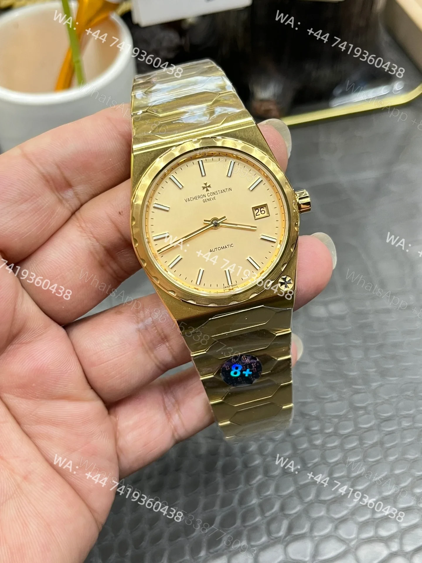 View 3 of Super Clone Vacheron Constantin Historiques 222 4200H/222J-B935 – Gold Dial