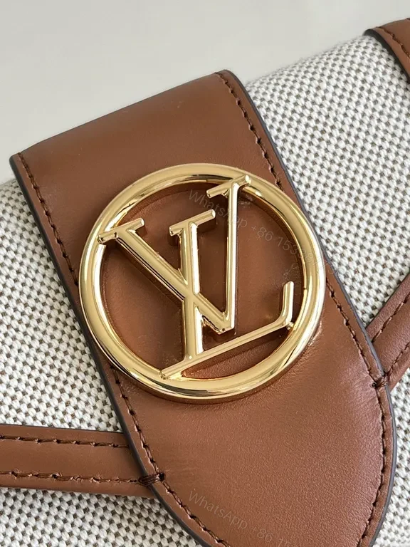View 5 of Iconic Victorine Wallet: Compact Luxury Canvas & Leather Trim