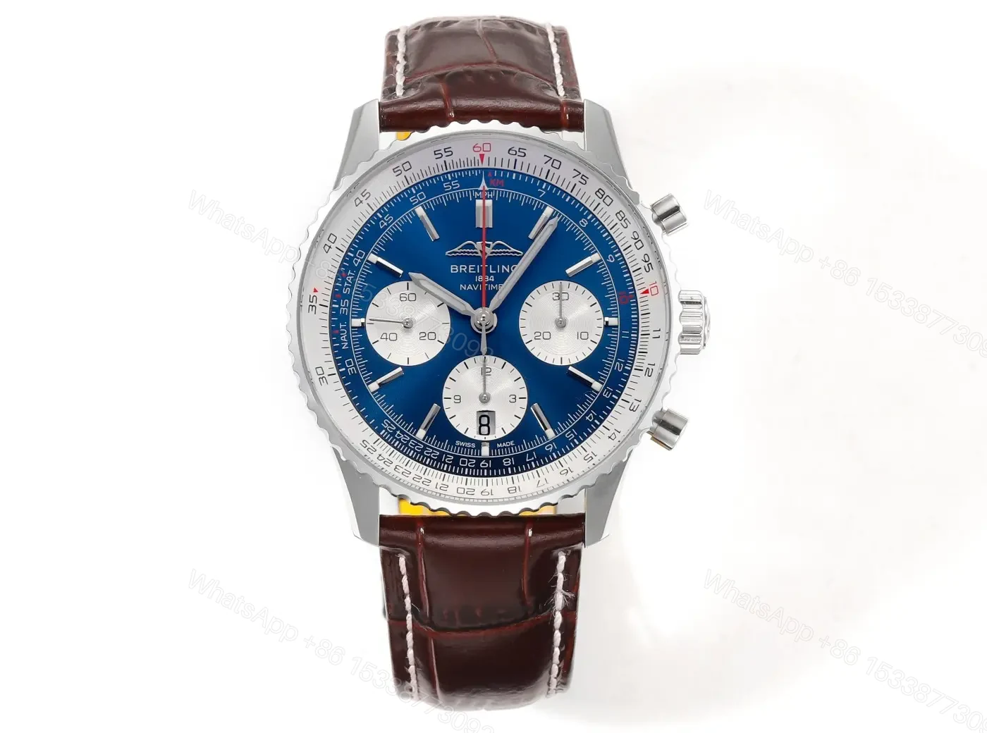 Breitling Navitimer B01 Chronograph 43 Stainless Steel Luxembourg AB01382D1C1P1 — view 1