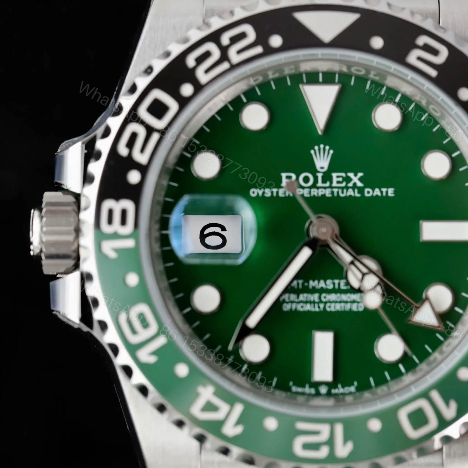 View 5 of Superclone Rolex GMT-Master II 40 mm 126729VTNR Jubilee “Absinthe”
