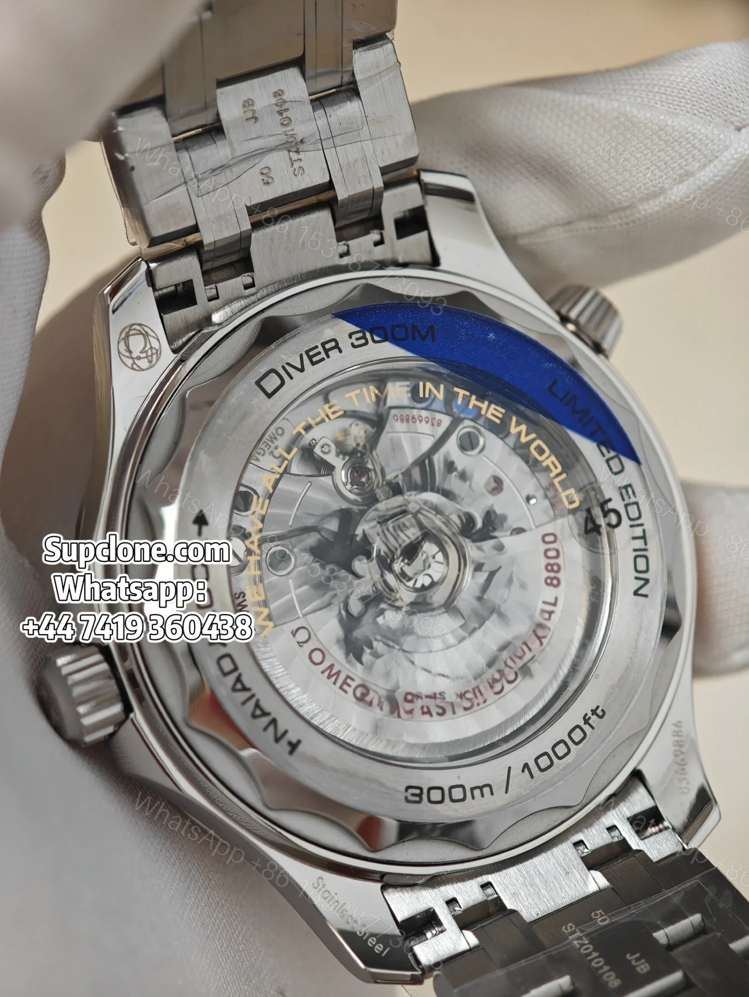 View 9 of Omega Super Clone Seamaster Diver 300M James Bond 210.22.42.20.01.003 42mm