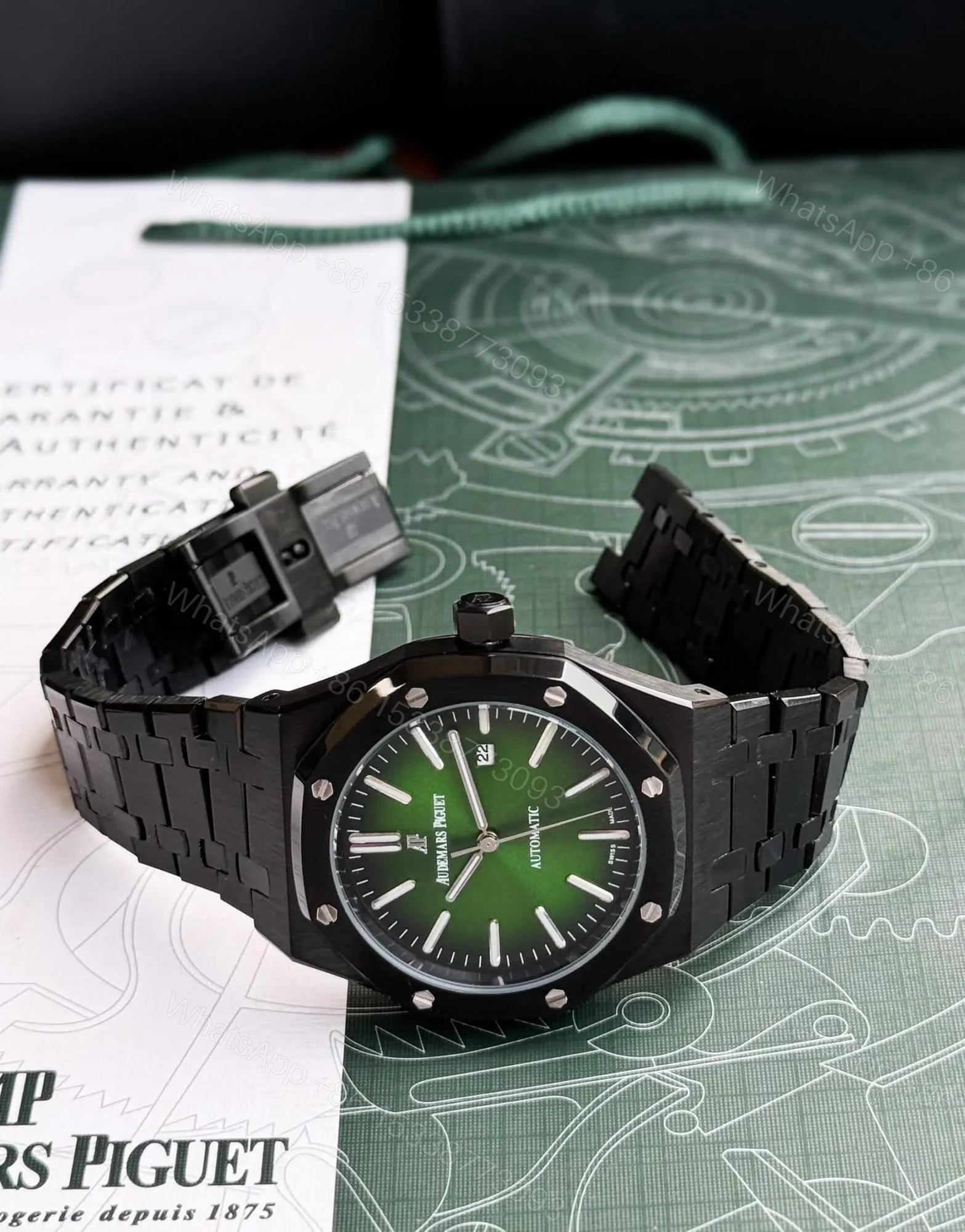 View 4 of Audemars Piguet Royal Oak Black Strap