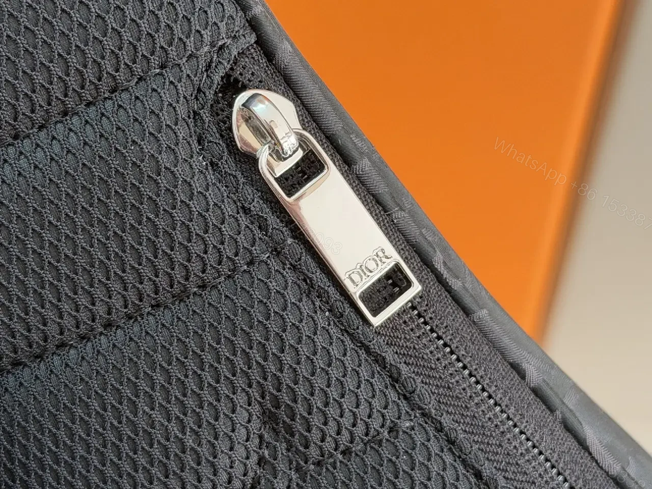 View 6 of Structured Pattern Sling Bag: Modern, Hands-Free Luxury