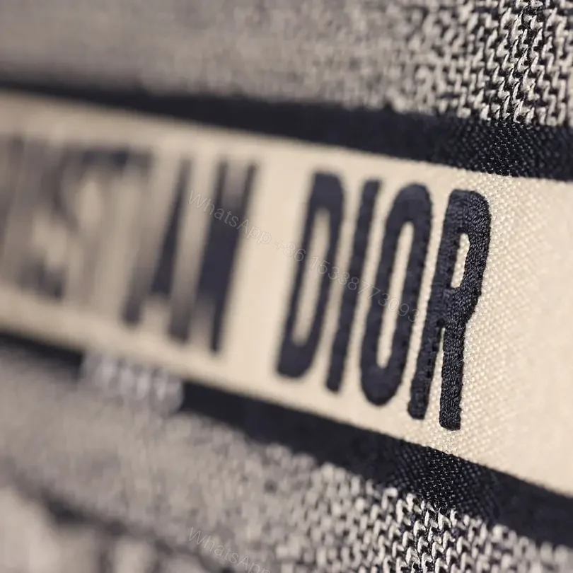 View 12 of 高仿Dior*BookTote系列藍色茹伊手袋L